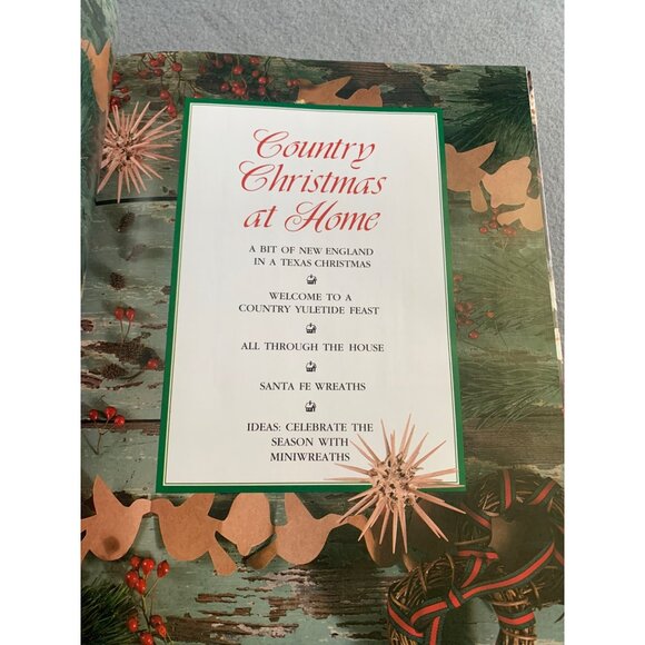 American Country Christmas 1989 Book  Holiday Handiwork Recipes & Traditions  Ox - Picture 2 of 5